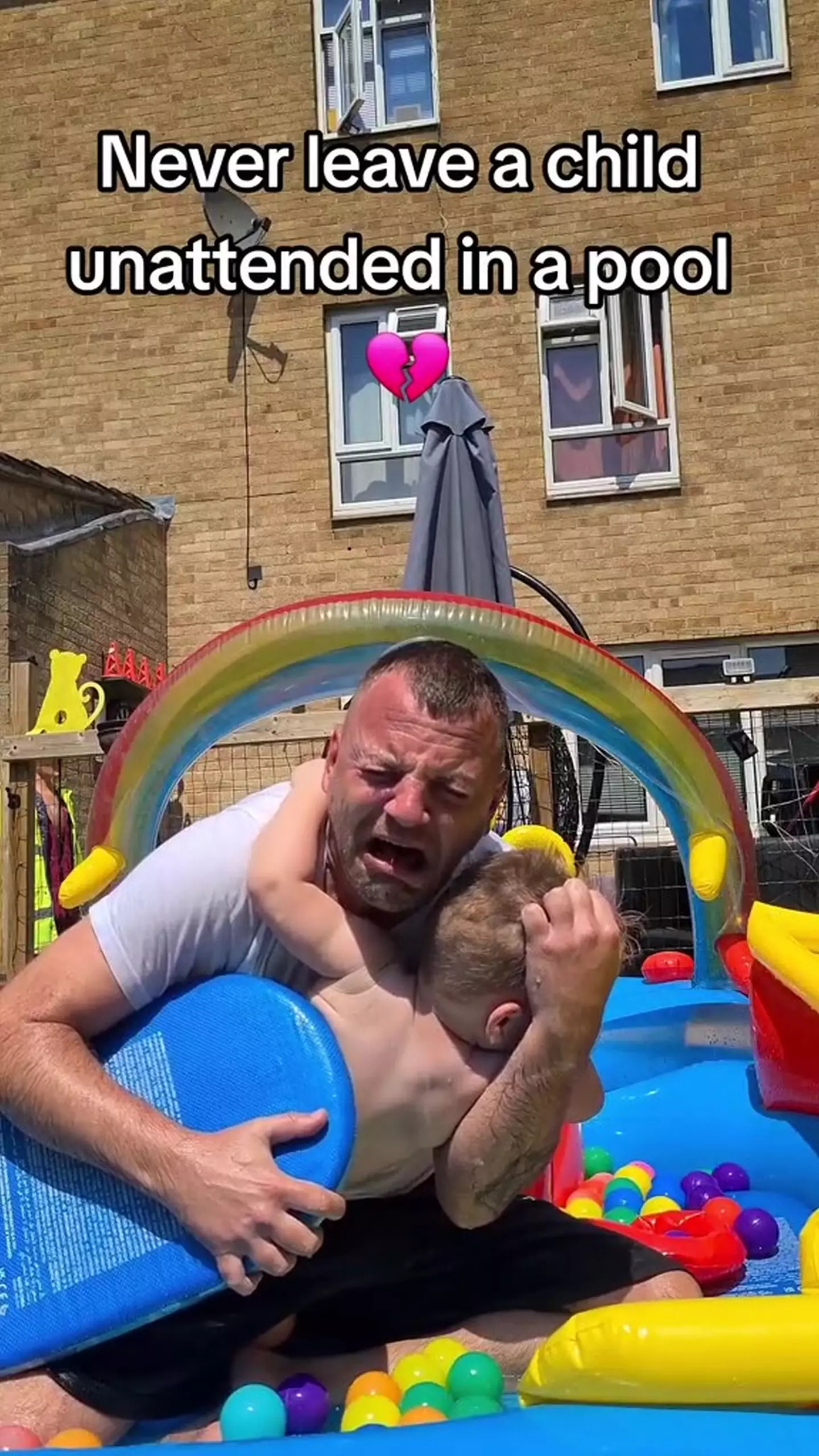 Lewis Saunderson's videos depict the loss of a child.