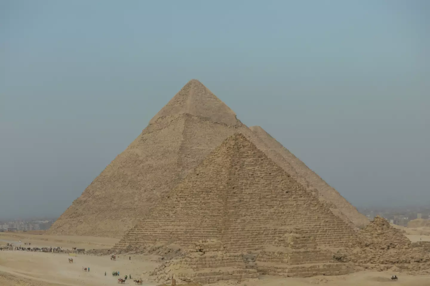 Now they claim they've found something else under the Menkaure Pyramid (Mohamed Elshahed/Anadolu via Getty Images)