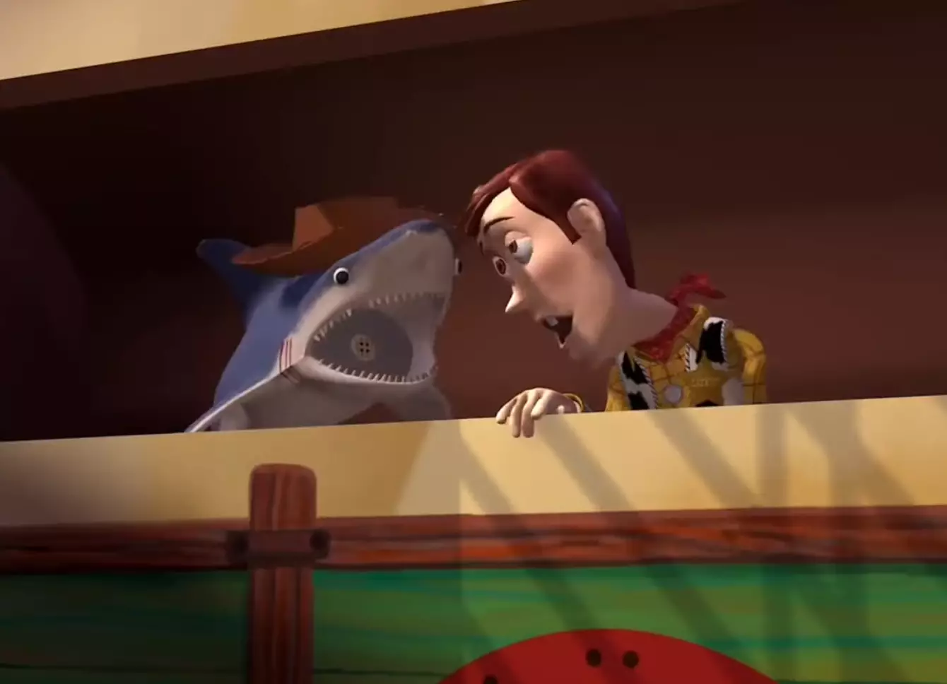 Jack Angel played multiple toys for Andy as well as Sunnyside Daycare toy Chunk (Pixar)