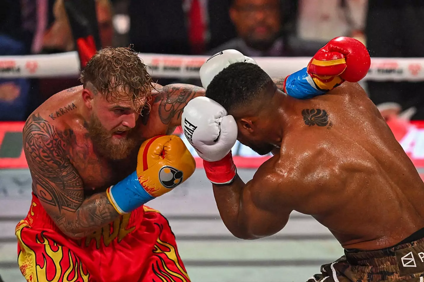 The fight was a lot closer than many expected (Giorgio VIERA / AFP via Getty Images)