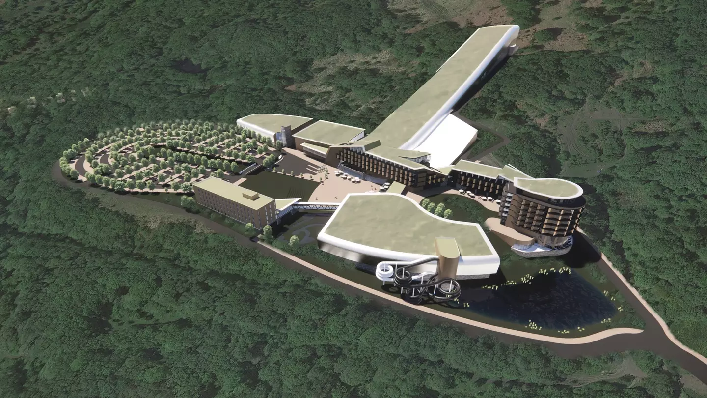 Rhydycar West is a £300 million theme park plan.