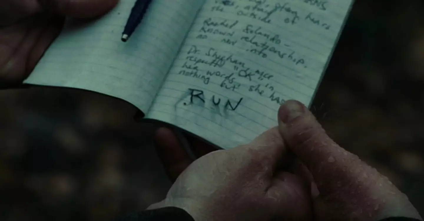 If you've seen Shutter Island, you'll probably remember this chilling note (Paramount Pictures)