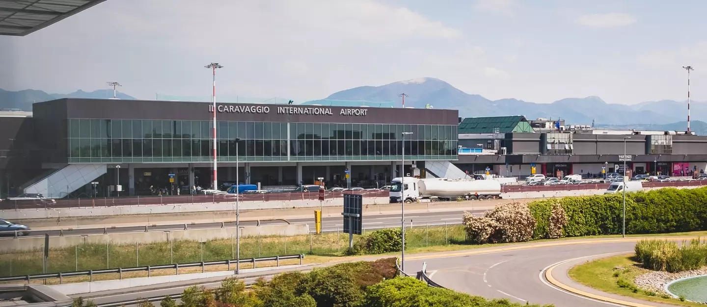 The incident occurred at Il Caravaggio International Airport, also known as Milan Bergamo (Getty Stock Images)