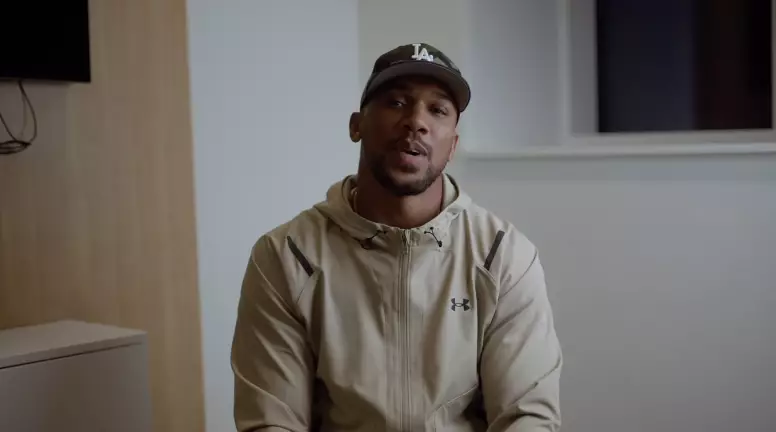 Joshua paid tribute to his 'brothers' in an emotional video (Instagram/@anthonyjoshua)