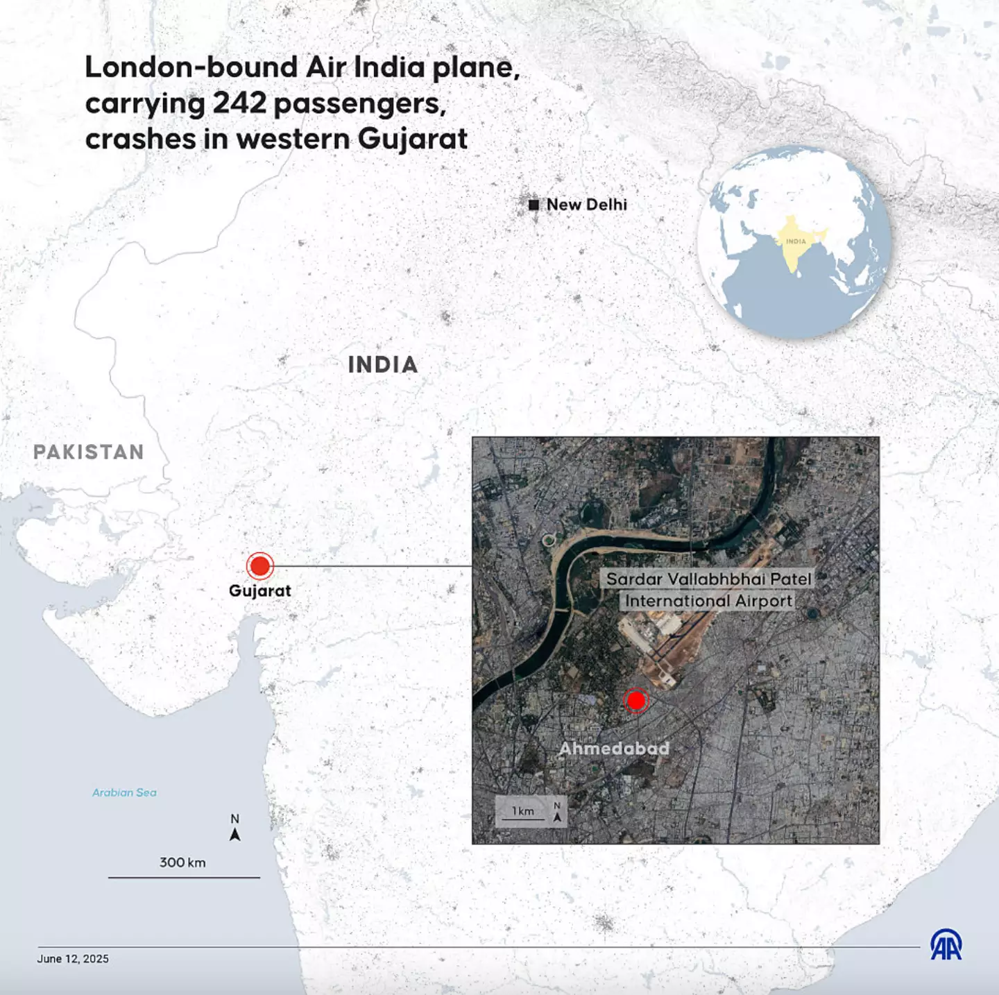 The plane only reached an altitude of 625 feet before plummeting back to Earth (Mehmet Yaren Bozgun/Anadolu via Getty Images)