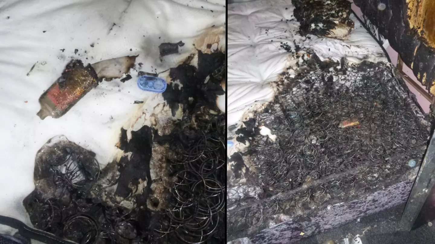Dad returns from school run to find family home on fire after vape explodes