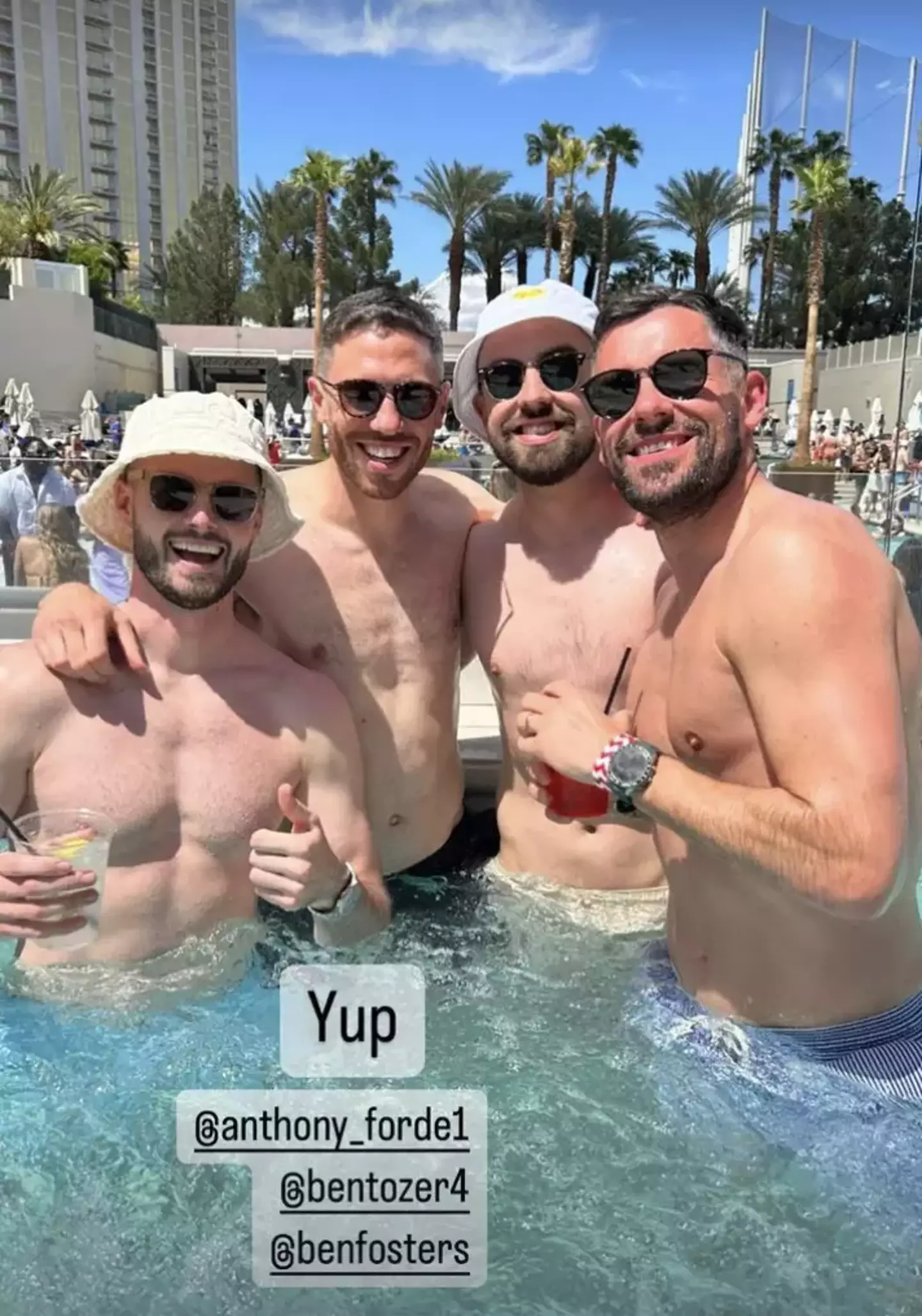 The gang have been enjoying their time in Las Vegas.