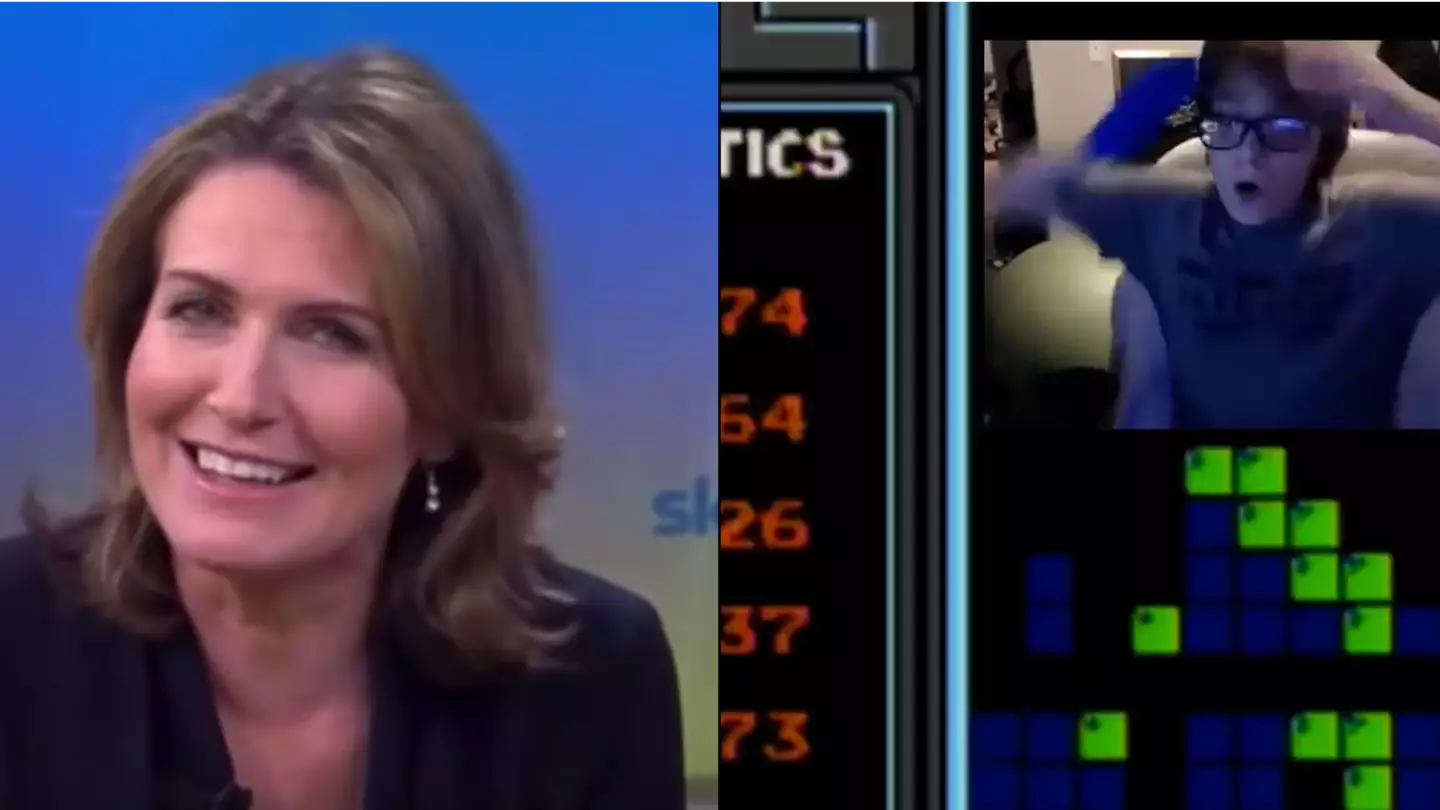 Sky presenter causes outrage with reaction to 13-year-old kid who made history beating Tetris