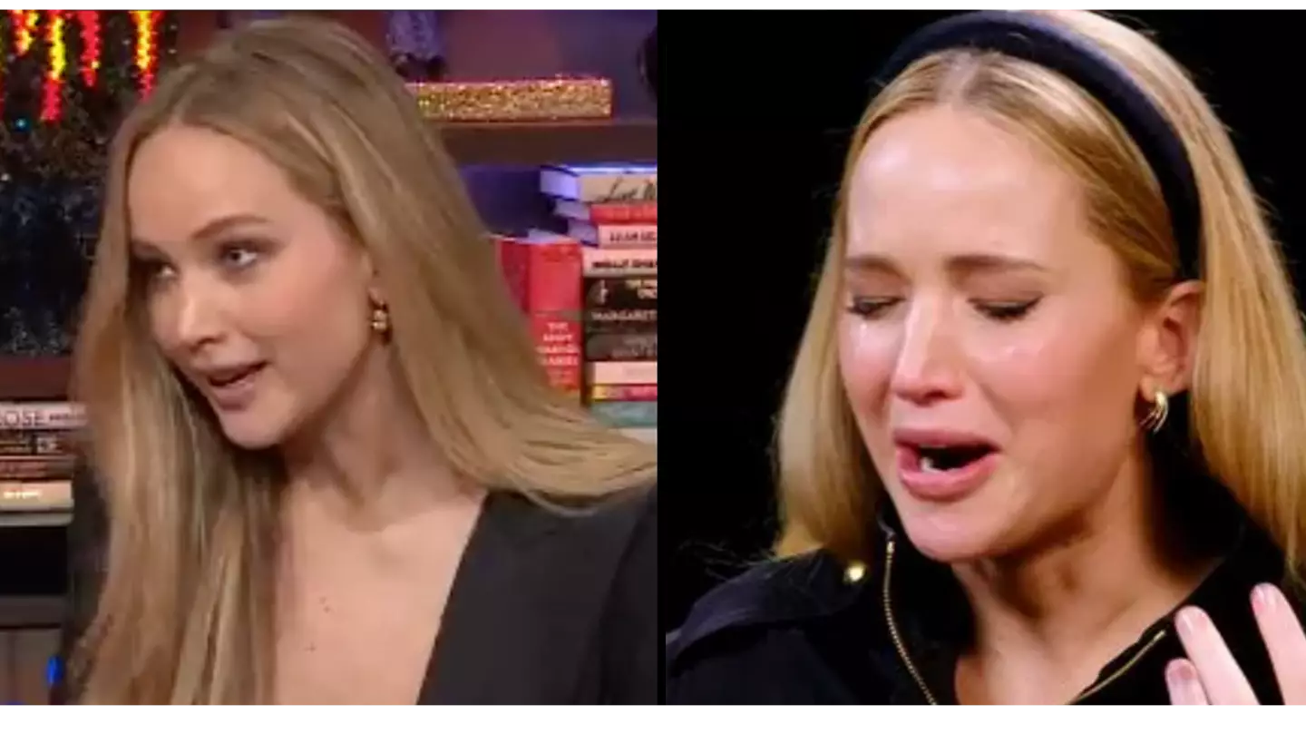 Jennifer Lawrence had a 'violent' reaction after she finished filming her Hot Ones interview