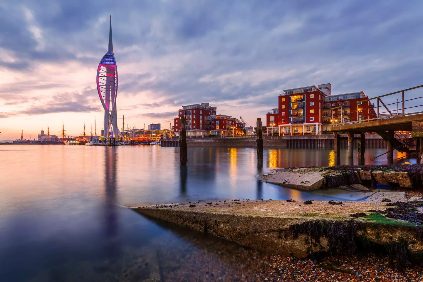 Portsmouth is the largest place on the list.