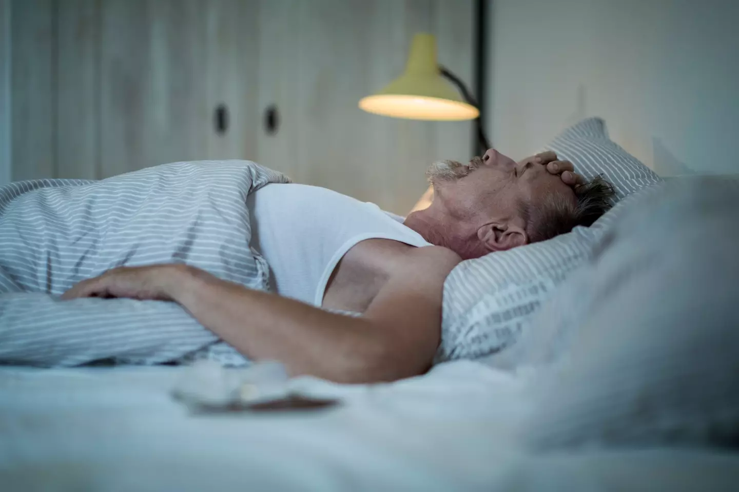 Soaking through bedding and bed sheets when you have a fever should be a cause for concern. (Getty Stock Image)