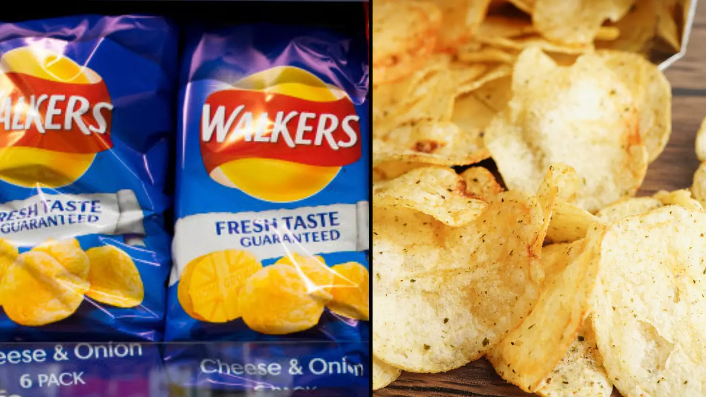 Walkers explains why its cheese and onion crisp packets are blue and not green