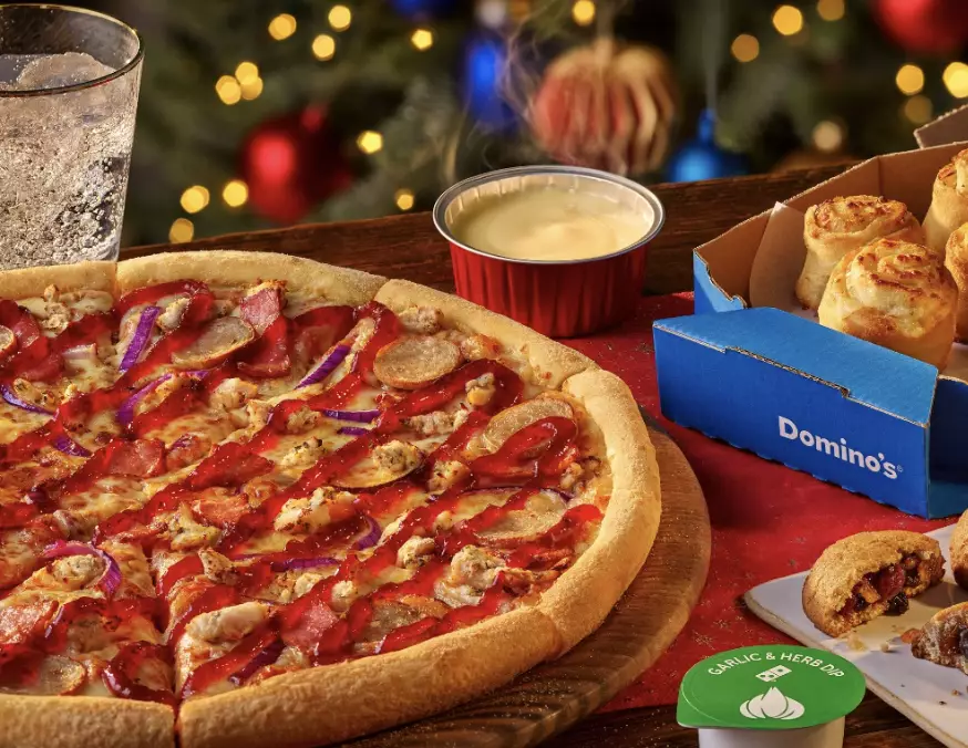 The Domino's Christmas menu is officially here (Domino's)