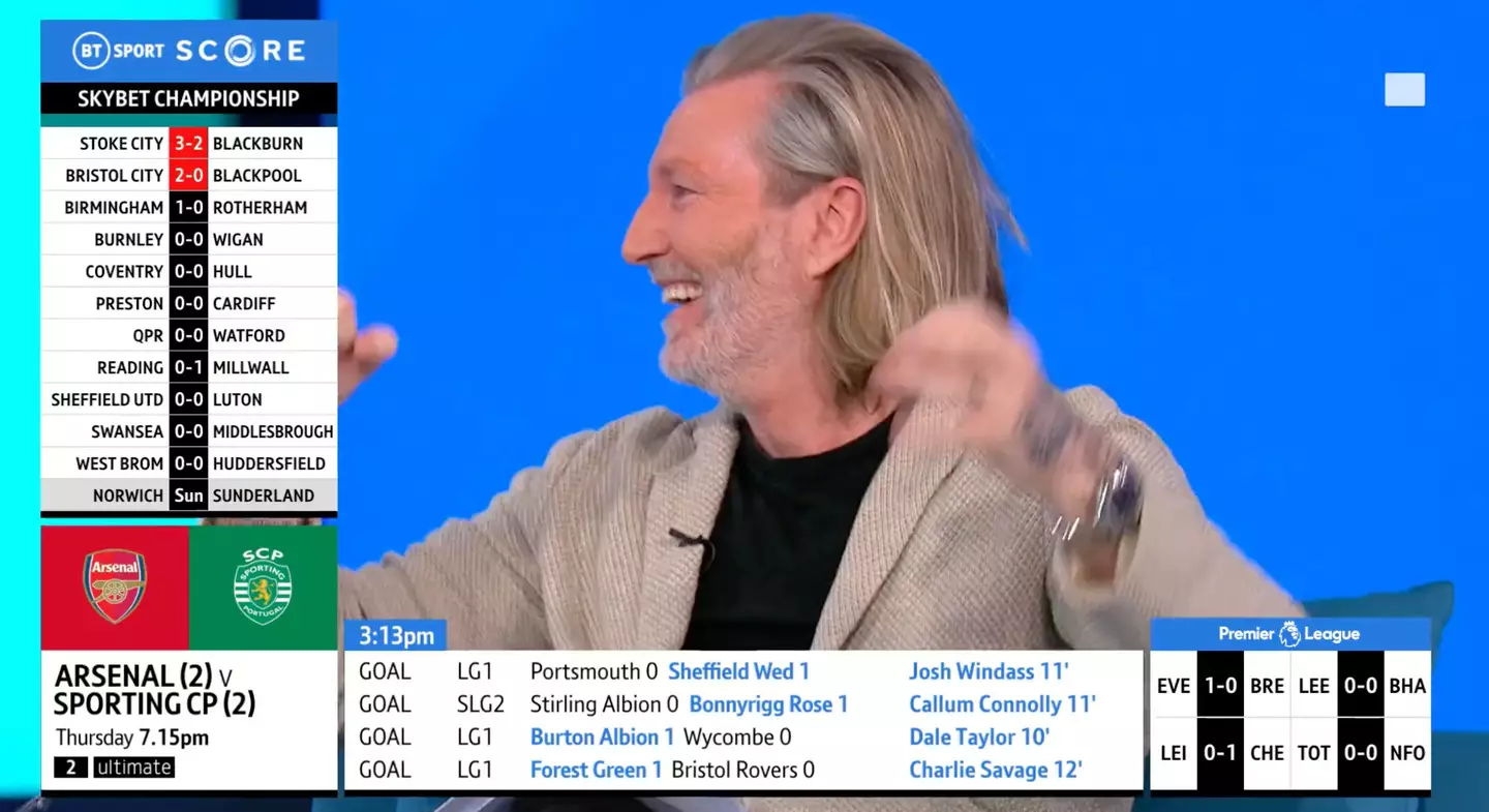 Robbie was made up for his son.