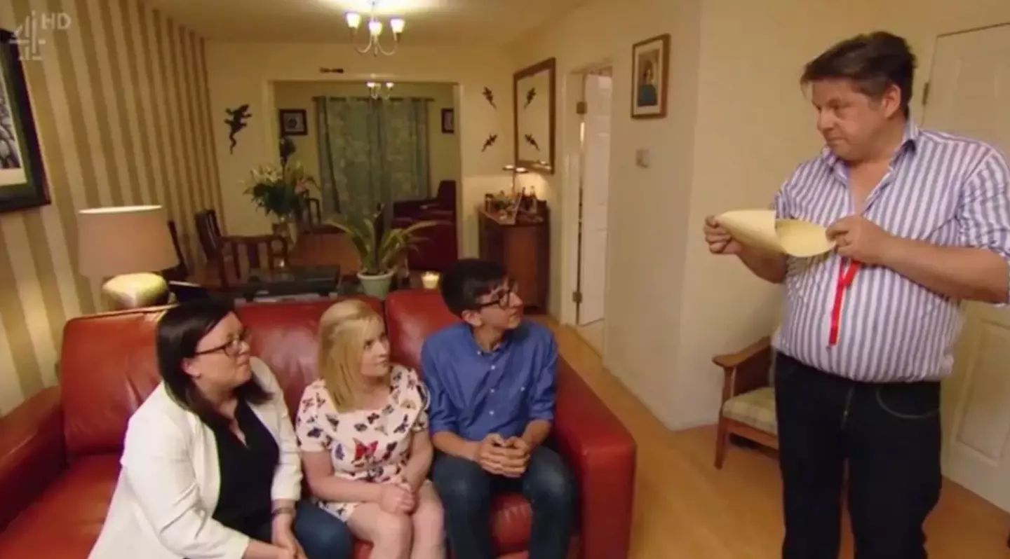 Peter's famous rant to his fellow diners in 2016 has become TV gold. (Channel 4)