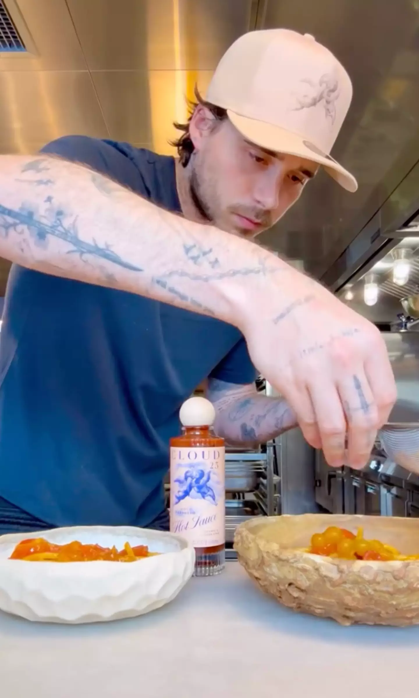 People were divided over the clip (Instagram/@brooklynpeltzbeckham)