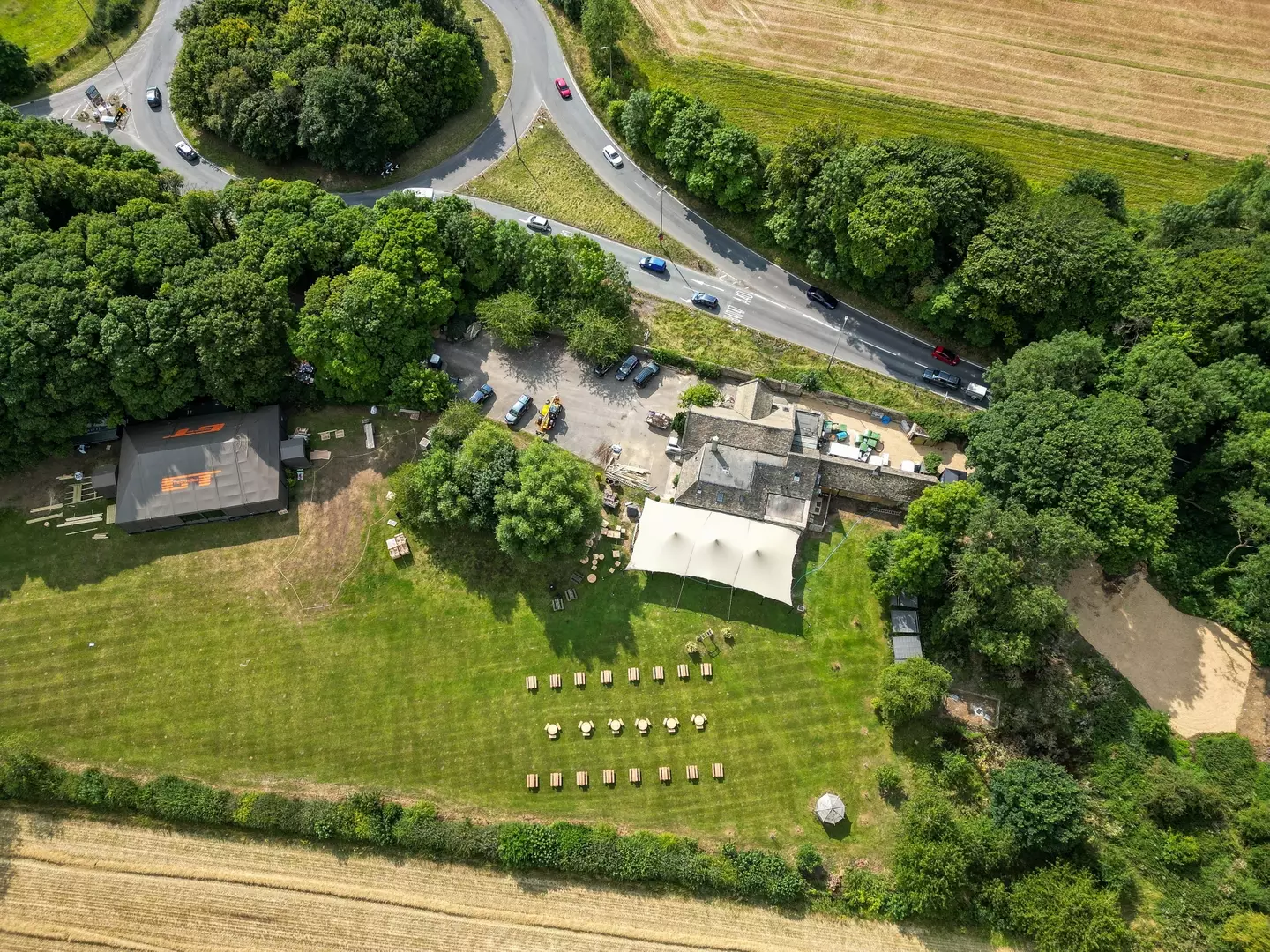 The Farmer's Dog pub that Jeremy has invested almost £1m into (SWNS)