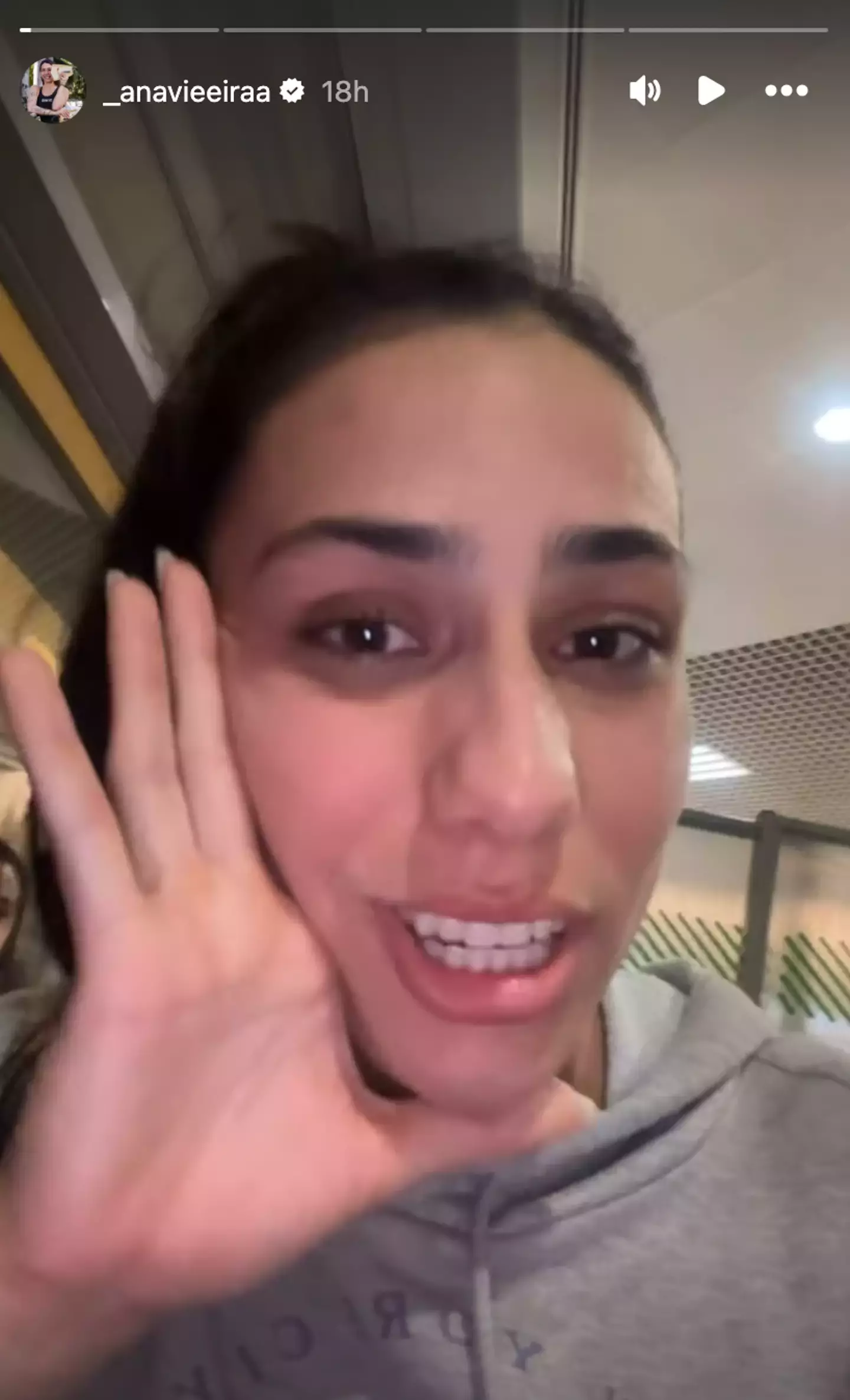 Solicitors for the swimmer, 22, said she is currently undergoing 'psychological recovery' with the help of professionals (Instagram/@anavieeiraa)