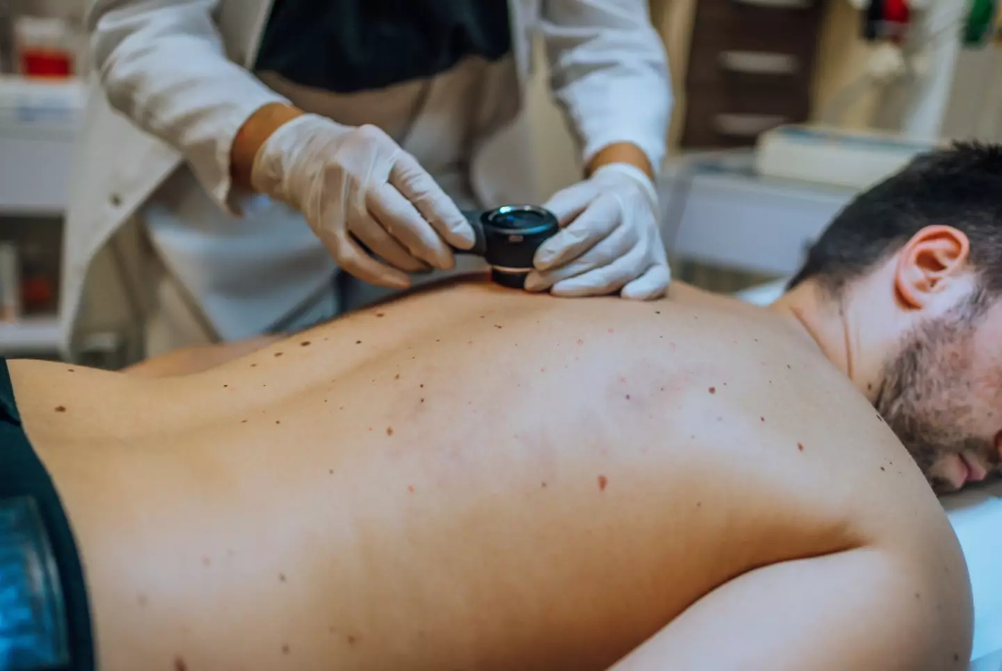The YouTuber urged fans to get their skin checked by medics on a regular basis.