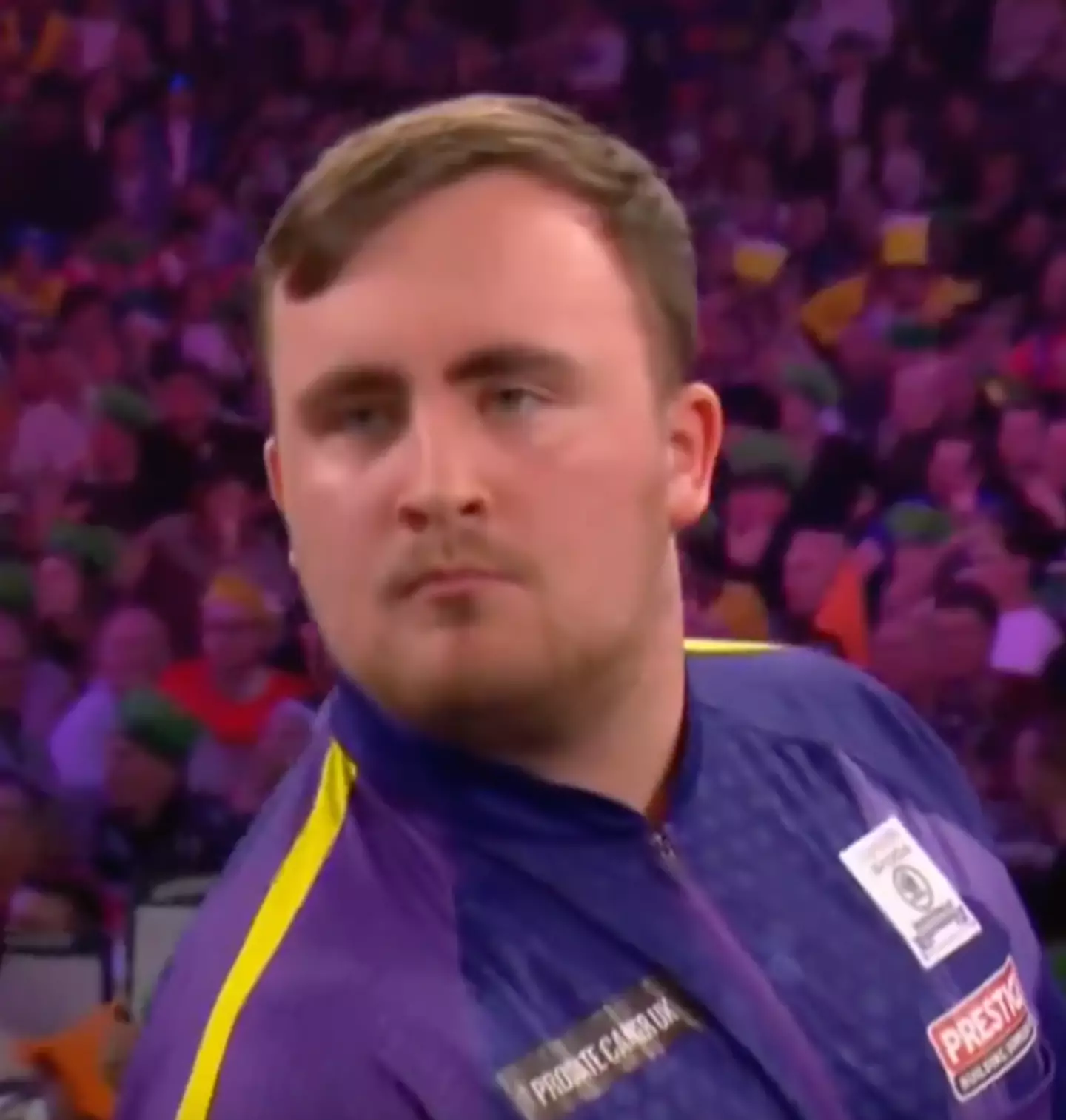 The 16-year-old divided fans after asking the crowd if he should go for a 170 checkout.