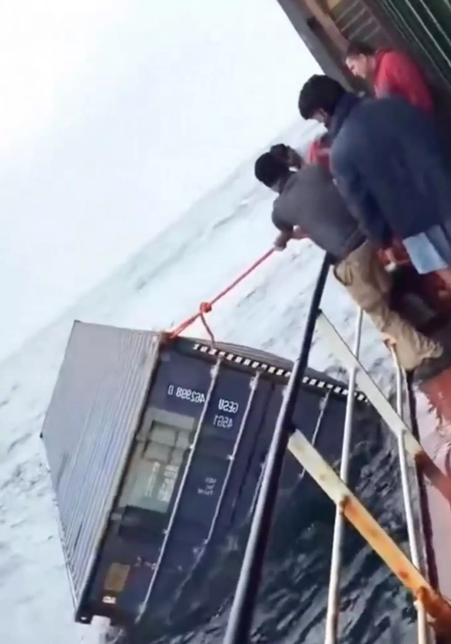 Fishermen came across an interesting container off coast of France.