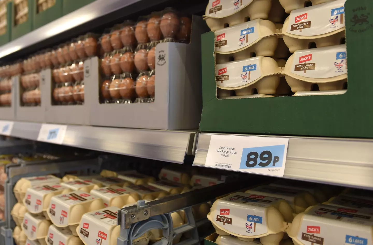 There is a shortage of eggs in UK supermarkets.