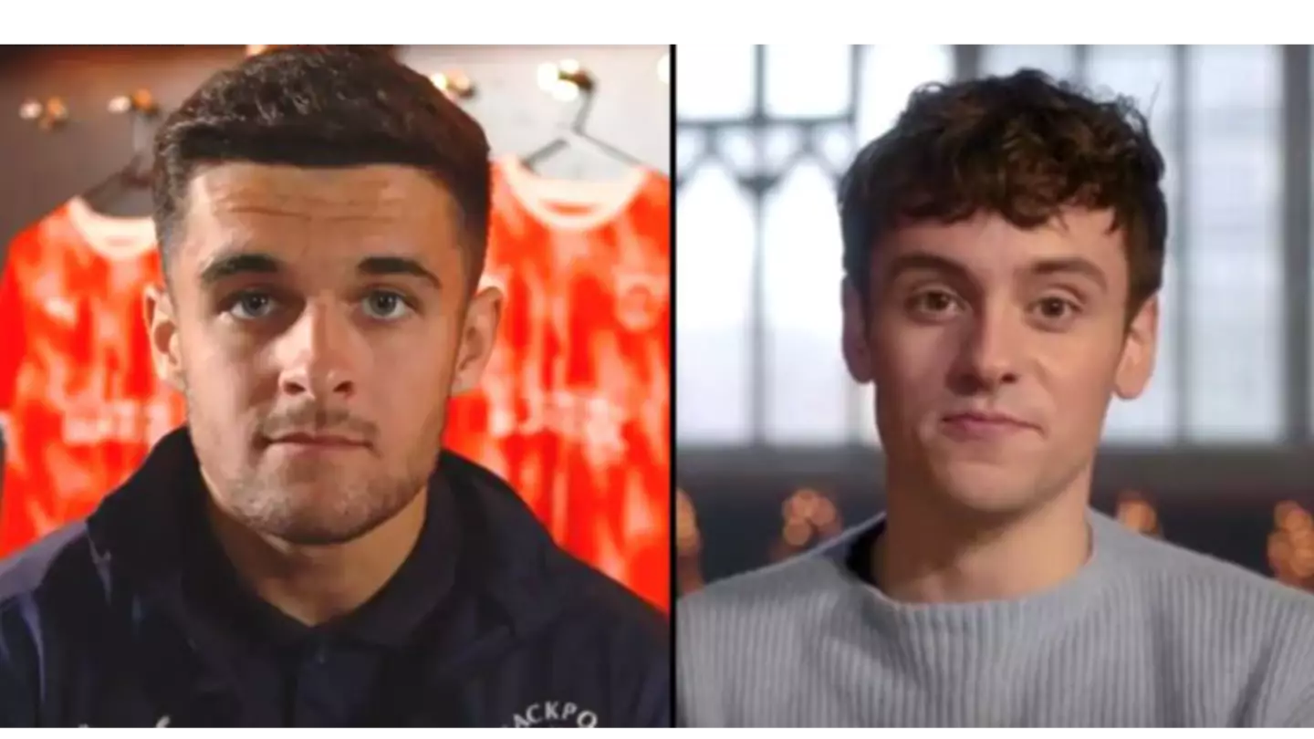 Britain’s first openly gay footballer came out after watching video of Tom Daley