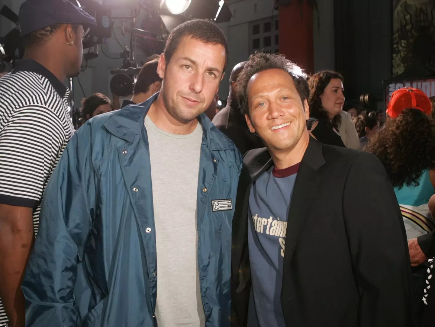 Adam Sandler and Rob Schneider have starred in a number of films together (Kevin Winter/Getty Images)