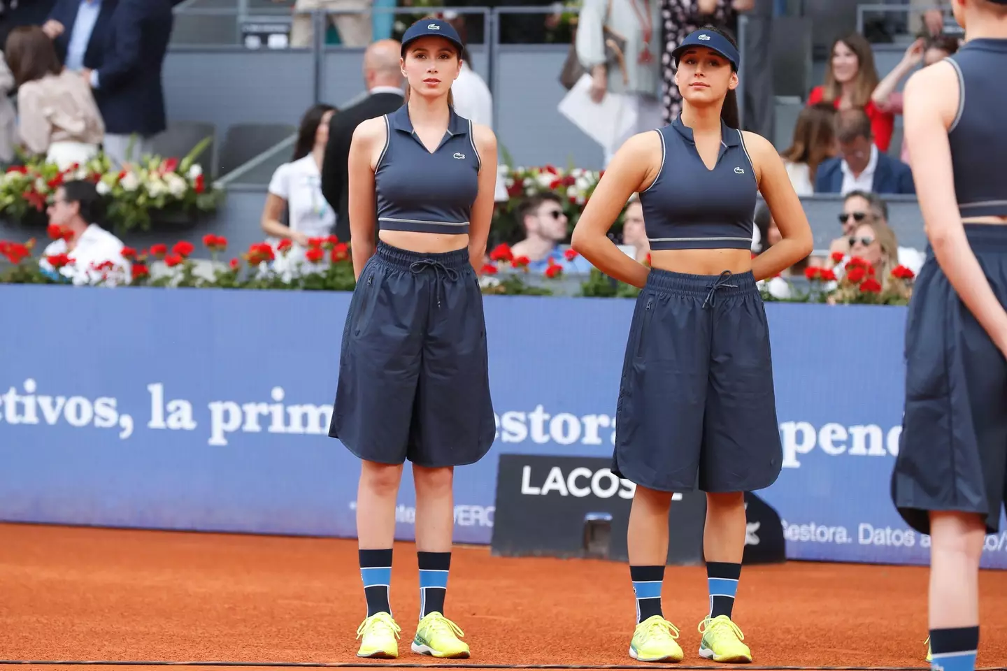 New outfits were worn after the controversy.