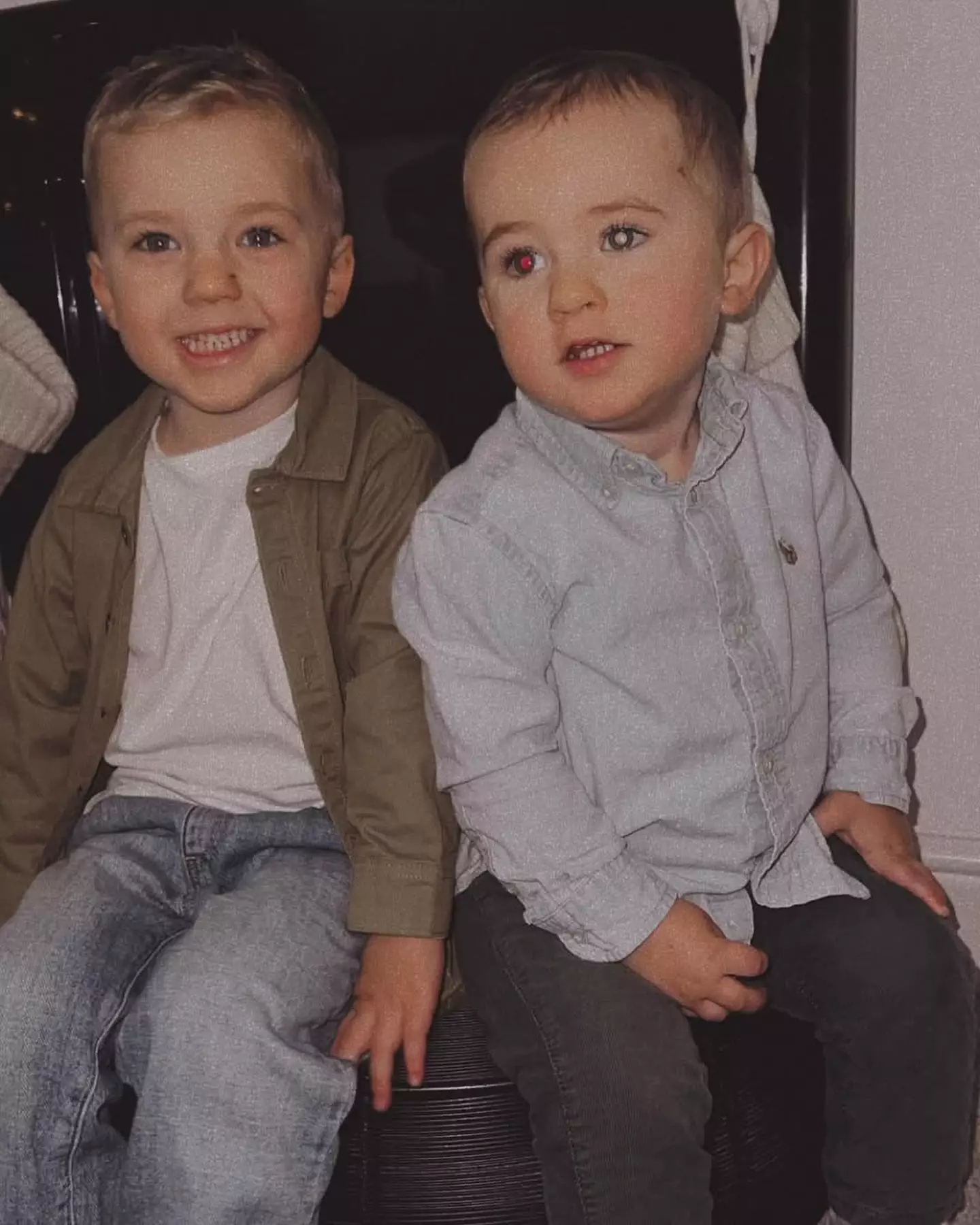 The boy's parents noticed that Kooper had a strange glint in his eye which showed up on pictures they took (Kennedy)