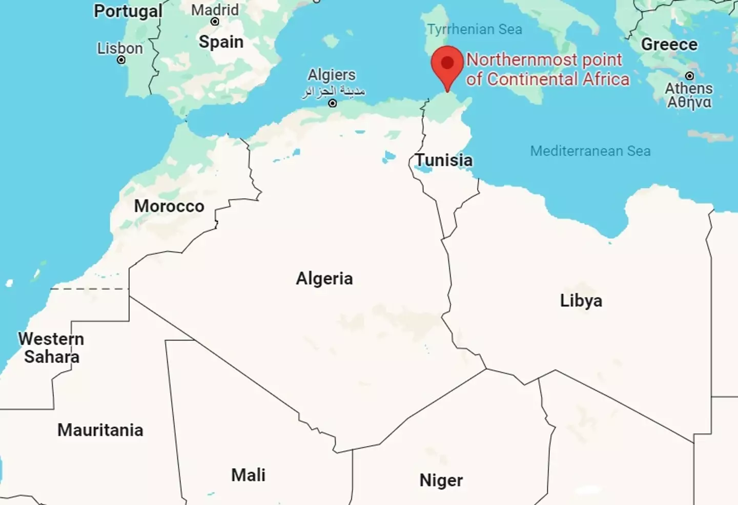 Russ wants to run from Mauritania, through Algeria and finally to Tunisia but he needs the visas.