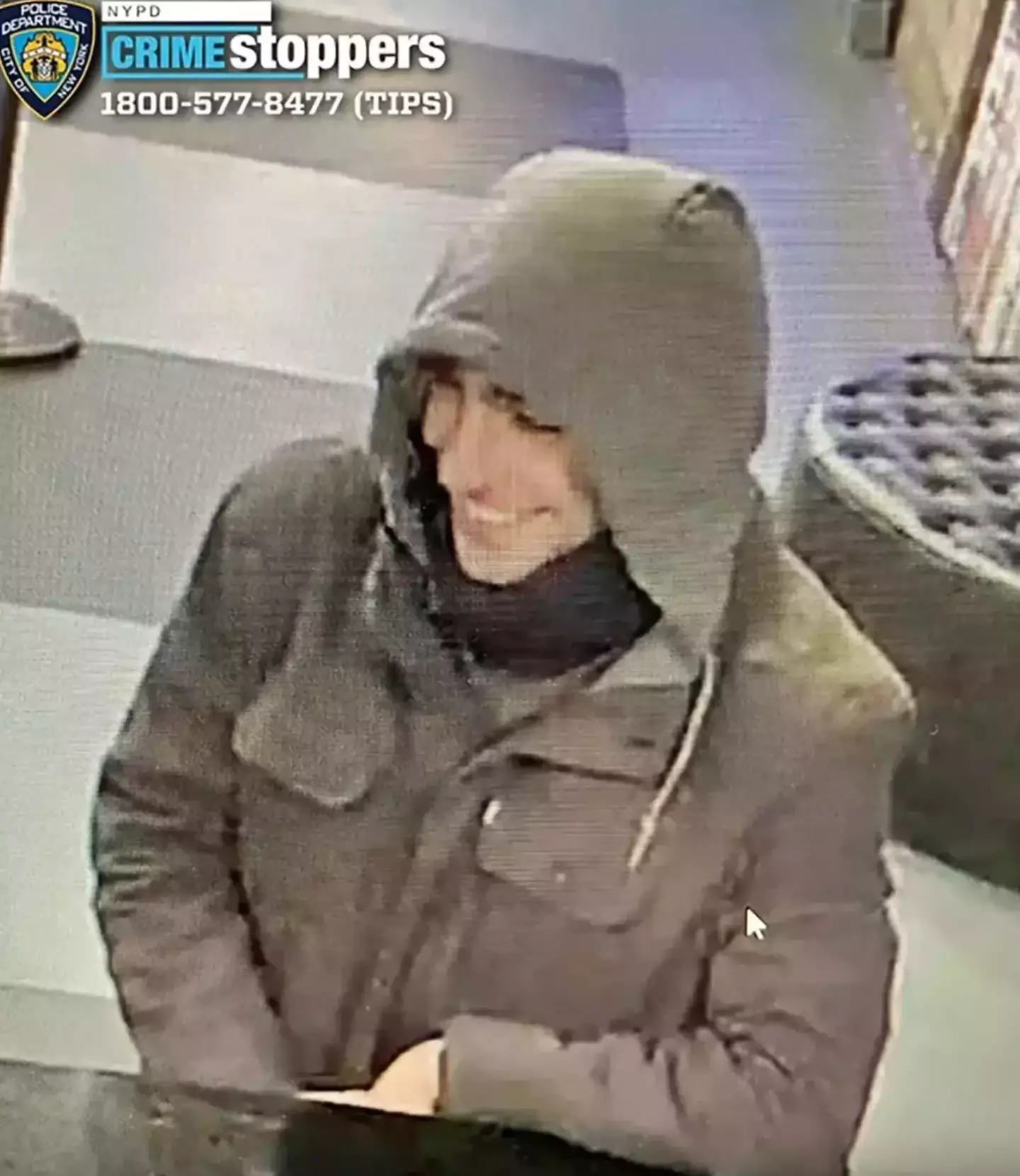 A picture of the suspect was released to the public to help find them (NYPD)