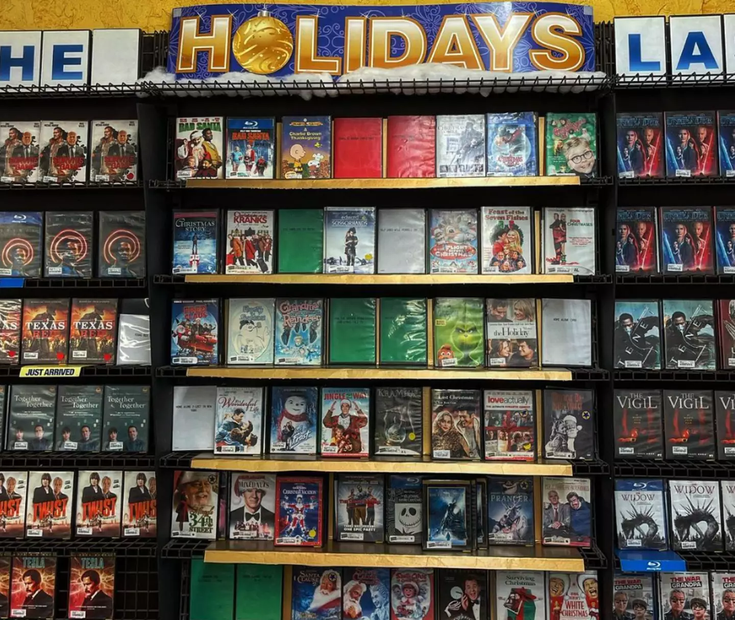 Not to ride the high horse or anything but there's a certain value to physical media. (Instagram/@blockbusterbend)