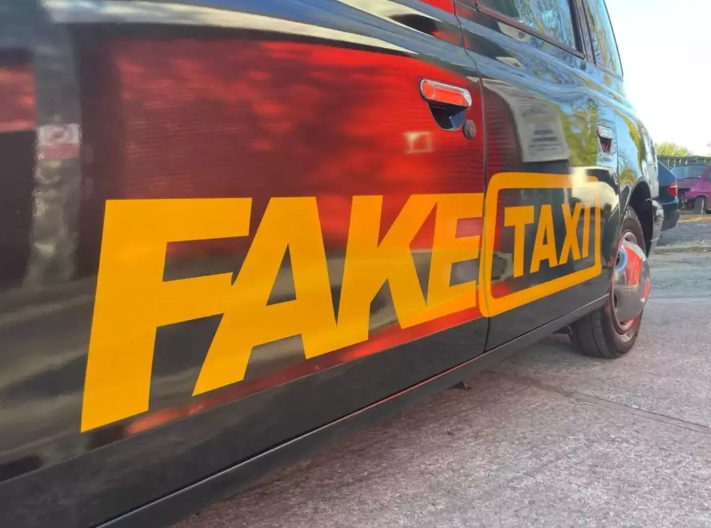 The Fake Taxi was being sold on Facebook.