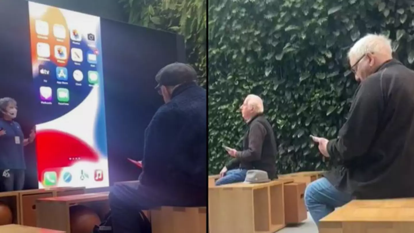 Video Of Elderly People Being Taught How To Use iPhones Is Breaking People's Hearts