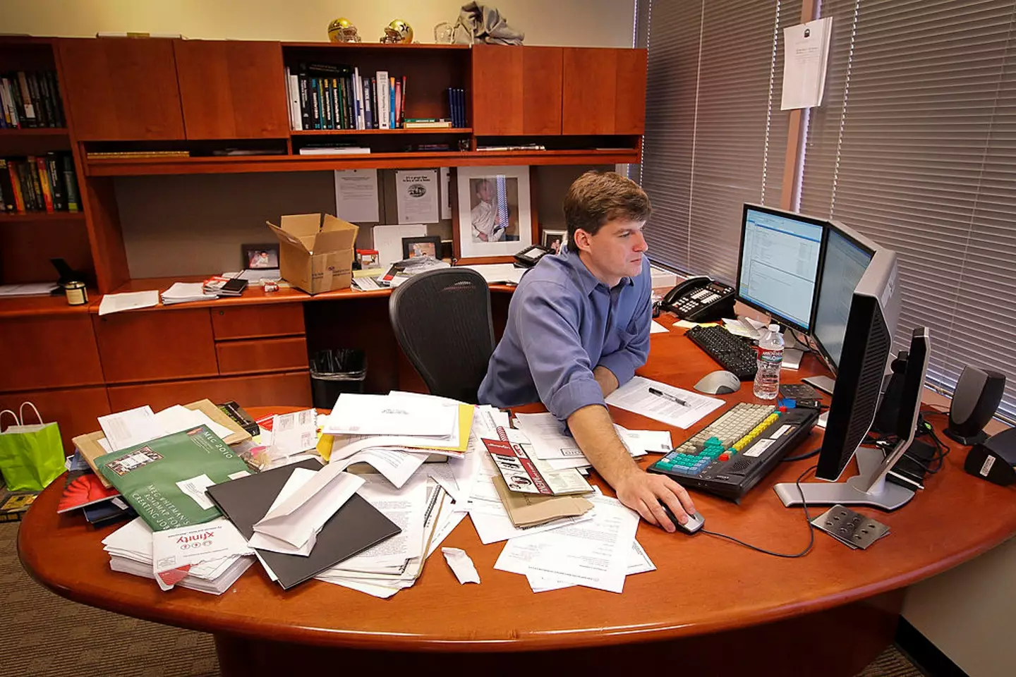 Michael Burry has hedged his bets against the growth of AI (Tony Avelar/Bloomberg via Getty Images)