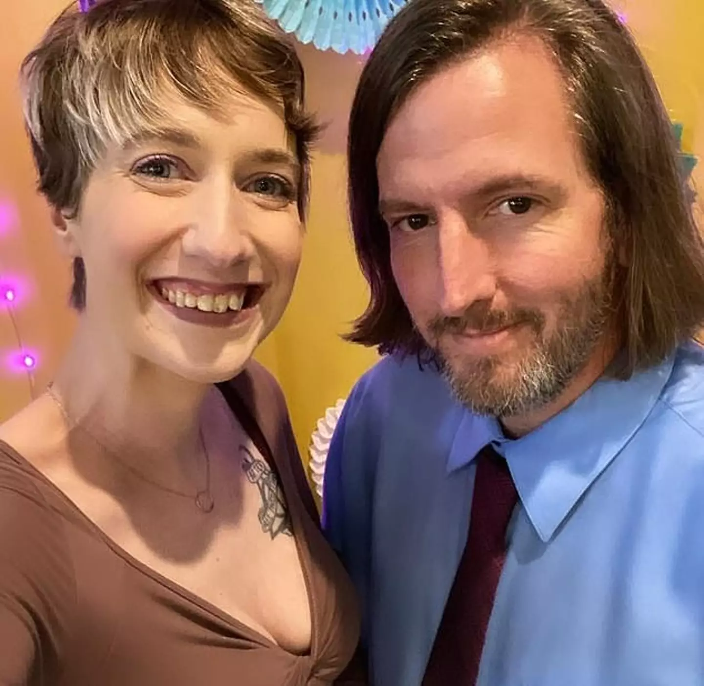 Chris and Cassie claim the girl's seatbelt became undone (Facebook)