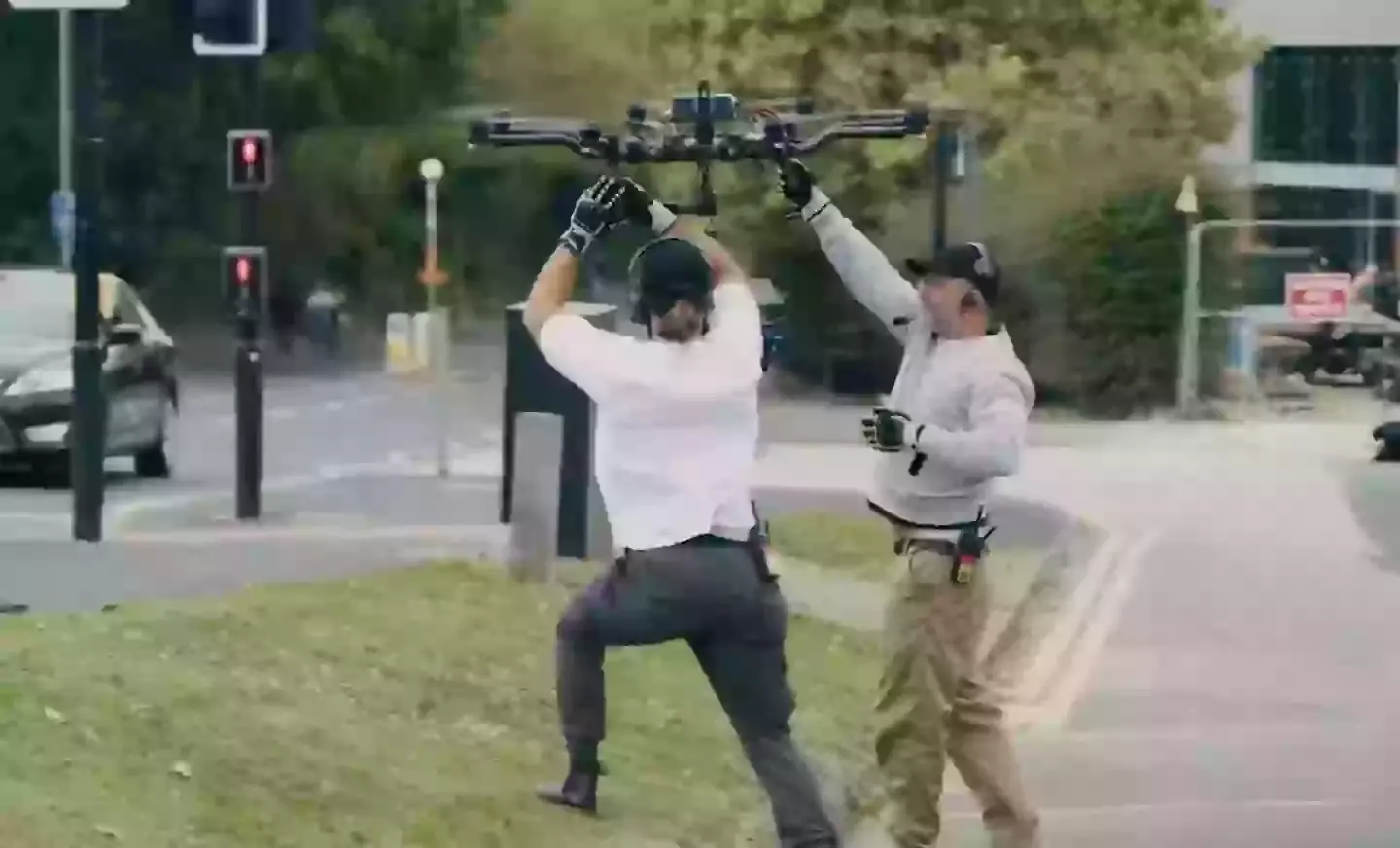 If a take went wrong they'd have to start over, but they'd planned to film at least 10 takes of each episode anyway (Netflix)