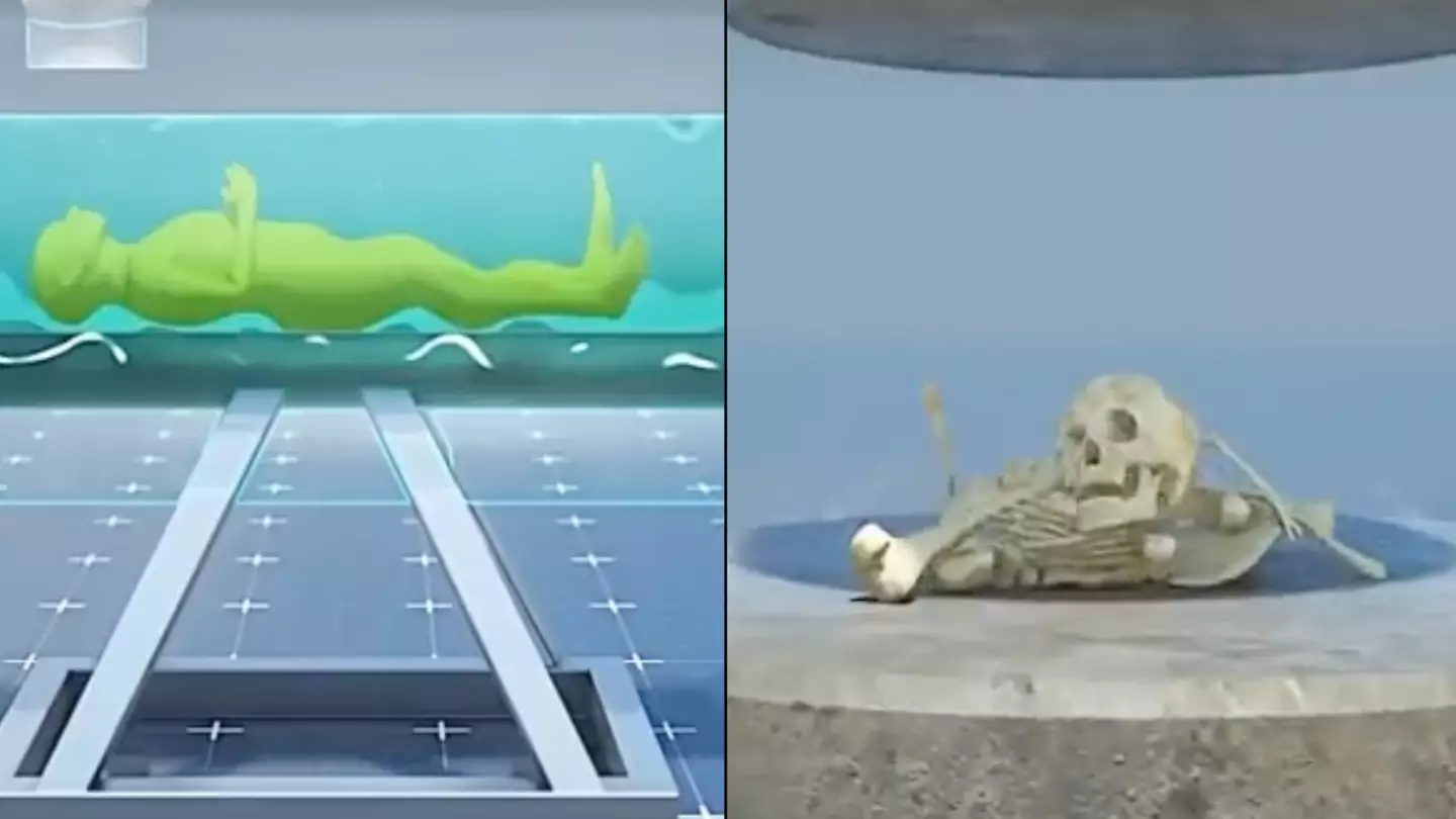 Simulation of water cremation instead of burning body is truly terrifying