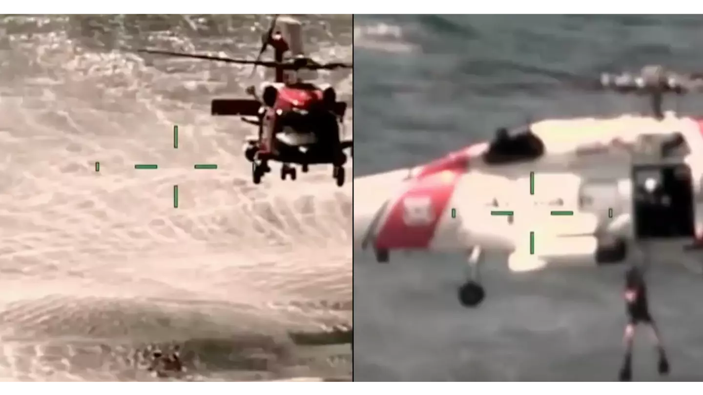 Fishing crew fought off sharks with their bare hands while being rescued