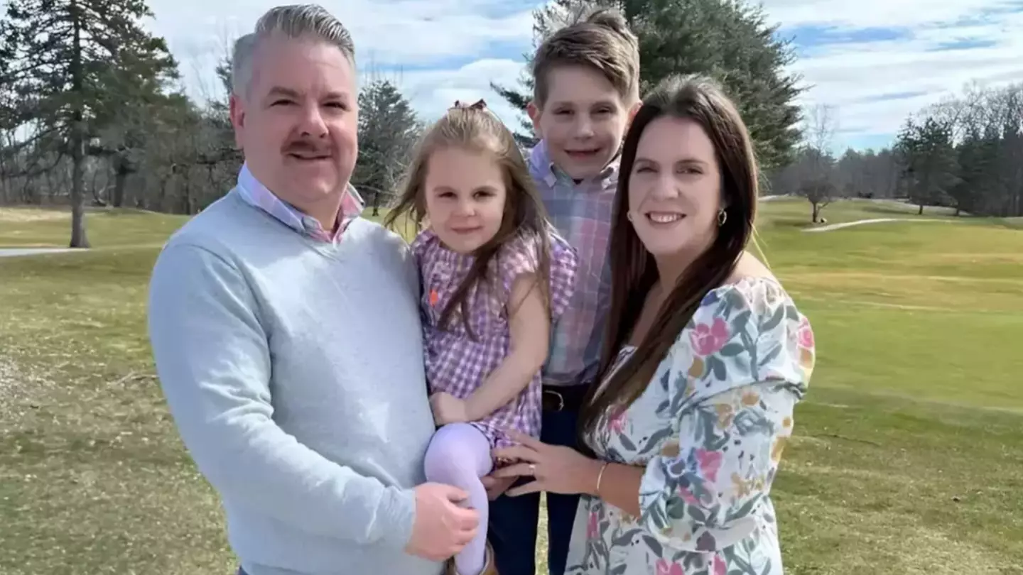 Neighbour of mother who killed husband and children in murder-suicide said they were a 'perfect family'