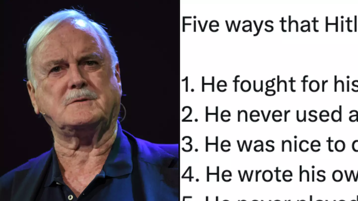 John Cleese apologises after making Hitler joke on Boxing Day