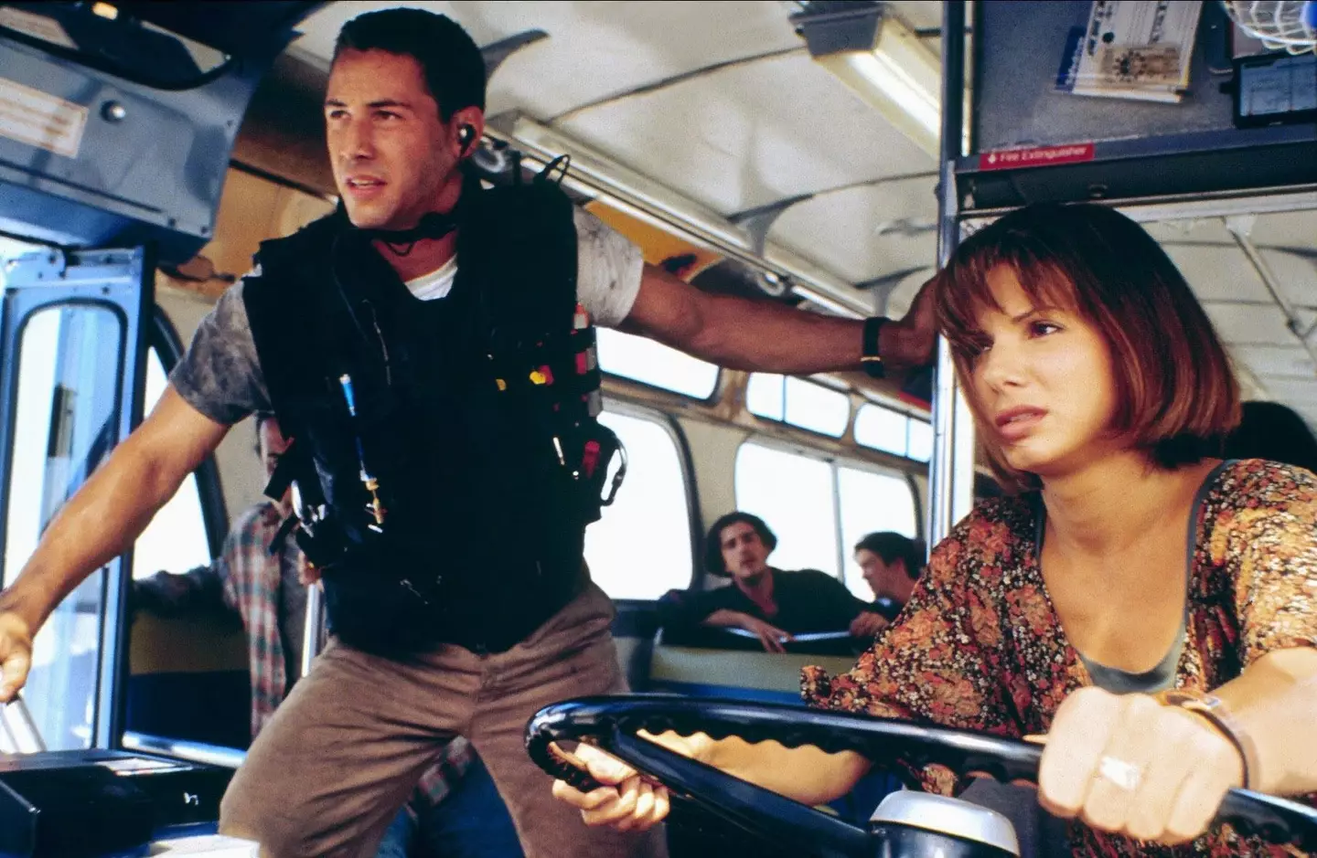 Reeves stared alongside Sandra Bullock in the 1994 film.