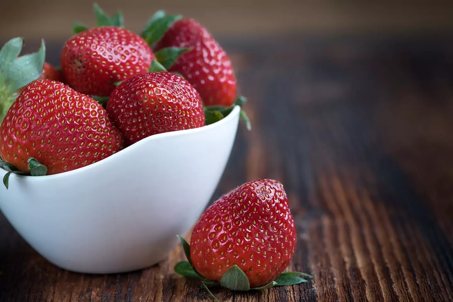 Actual strawberries are much more appealing.
