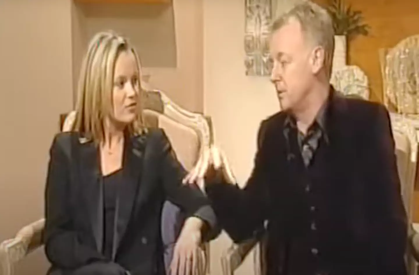The pair on a united front in a 2001 interview.