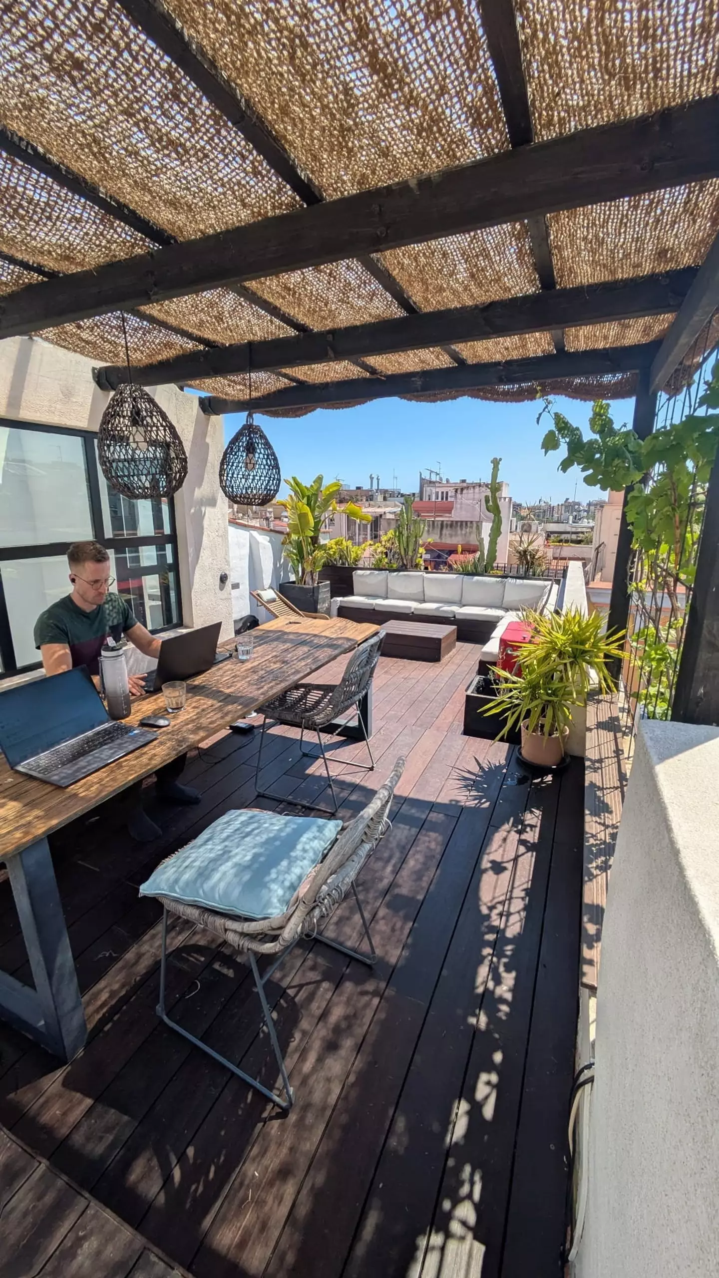 Ethan's new life certainly looks appealing (Ethan Spibey/SWNS)