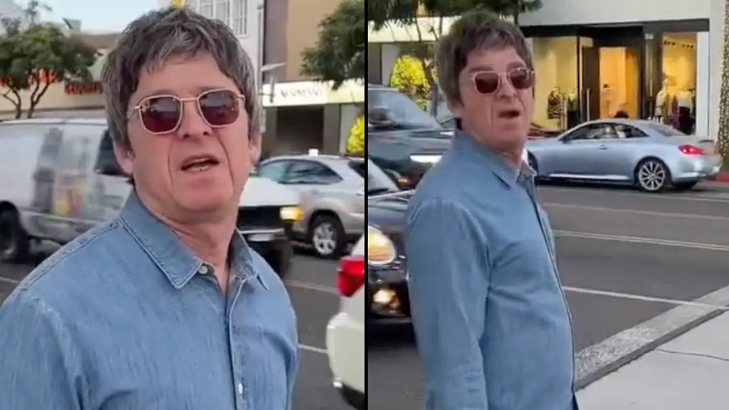 People praise Noel Gallagher for way he dealt with 'cringe' fan following him down street