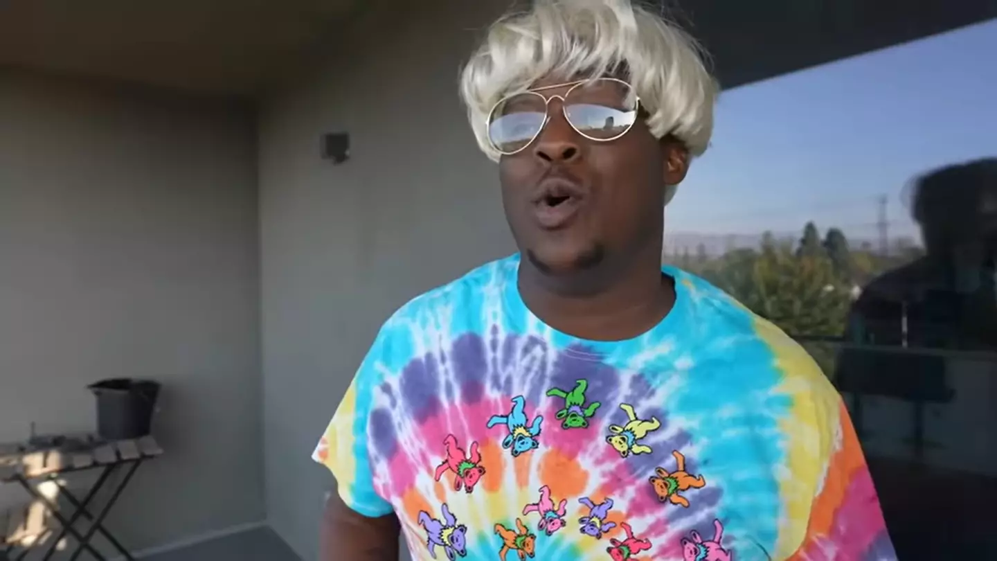 A YouTuber donned a blonde wig and acted out scenes from Netflix's Jeffrey Dahmer drama.