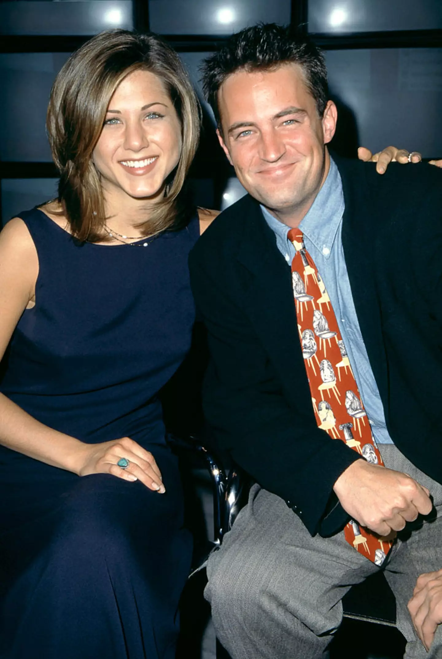 Jennifer Aniston said the Friends cast was mourning Matthew Perry 'for a long time' before he died (Ron Davis/Getty Images)