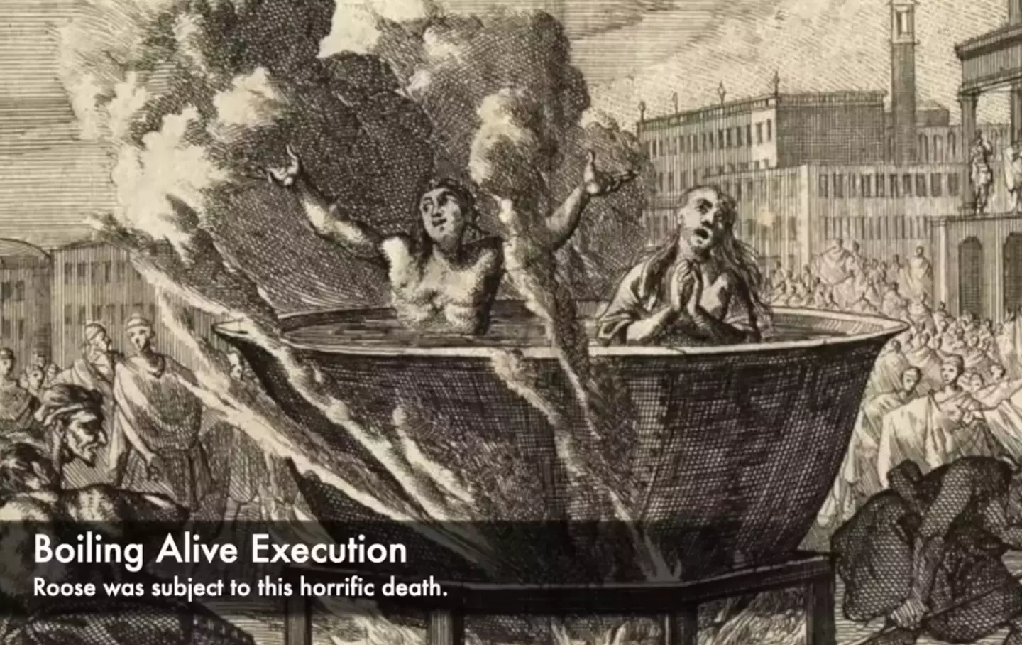 The public execution was one of the most disturbing methods taken by the Tudors to execute people. (The Fortress/YouTube)
